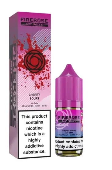 Cherry Sours Nic Salt E-Liquid by Firerose 5000 Salts 10ml 